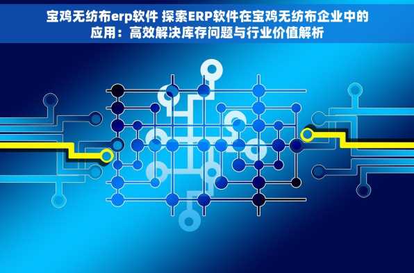宝鸡无纺布erp软件 探索ERP软件在宝鸡无纺布企业中的应用：高效解决库存问题与行业价值解析