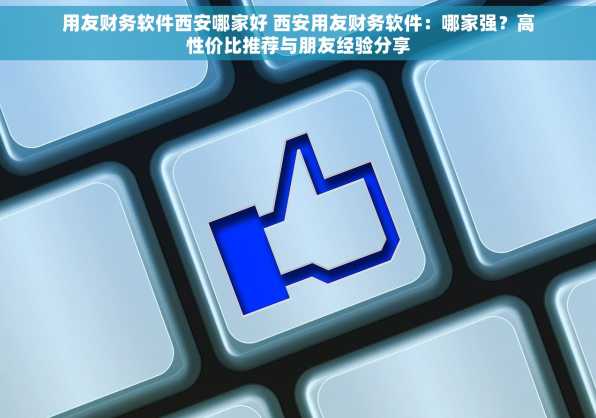 用友财务软件西安哪家好 西安用友财务软件：哪家强？高性价比推荐与朋友经验分享
