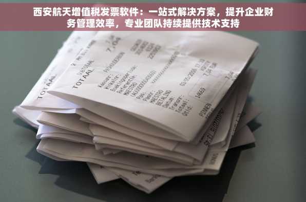 西安航天增值税发票软件：一站式解决方案，提升企业财务管理效率，专业团队持续提供技术支持