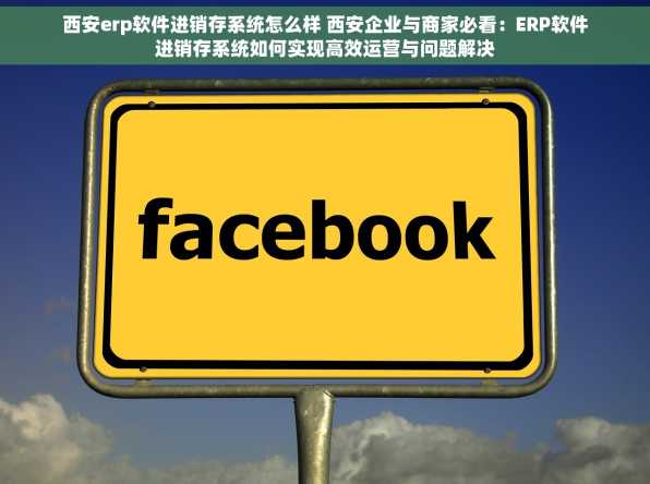西安erp软件进销存系统怎么样 西安企业与商家必看：ERP软件进销存系统如何实现高效运营与问题解决