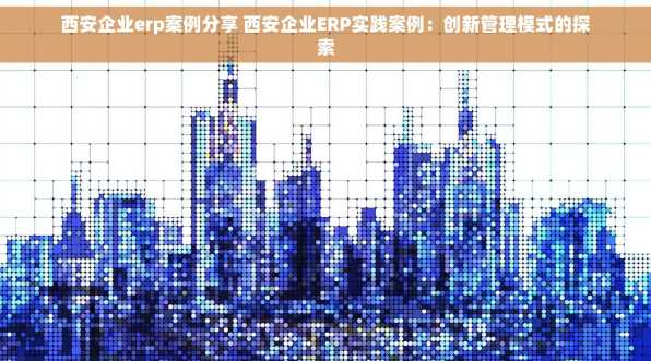 西安企业erp案例分享 西安企业ERP实践案例：创新管理模式的探索