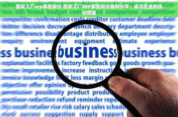 西安工厂erp系统报价 西安工厂ERP系统报价案例分享：成功企业的经验借鉴