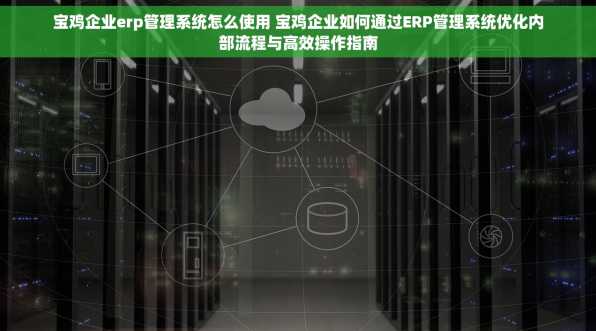 宝鸡企业erp管理系统怎么使用 宝鸡企业如何通过ERP管理系统优化内部流程与高效操作指南