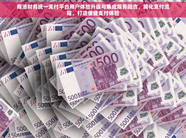 商洛财务统一支付平台用户体验升级与集成服务融合，简化支付流程，打造便捷支付体验