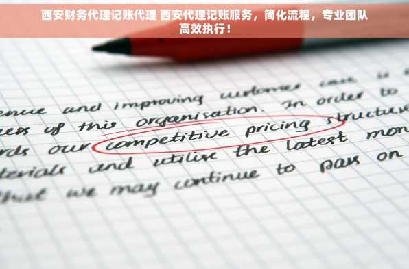 西安财务代理记账代理 西安代理记账服务，简化流程，专业团队高效执行！