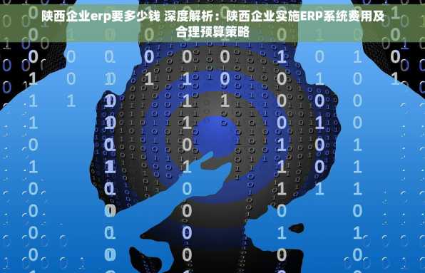 陕西企业erp要多少钱 深度解析：陕西企业实施ERP系统费用及合理预算策略