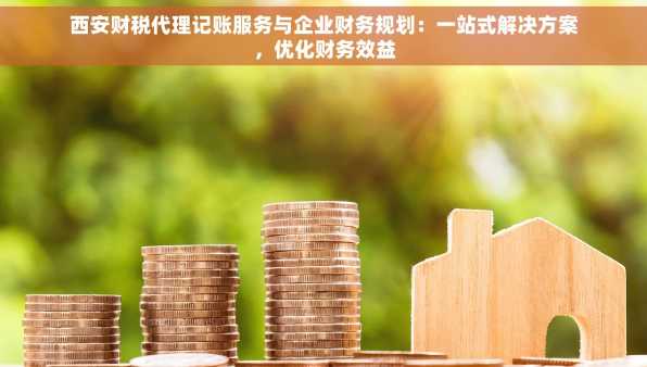 西安财税代理记账服务与企业财务规划：一站式解决方案，优化财务效益