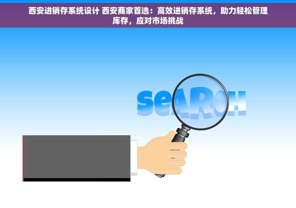 西安进销存系统设计 西安商家首选：高效进销存系统，助力轻松管理库存，应对市场挑战