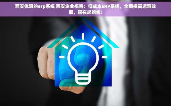 西安优惠的erp系统 西安企业福音：低成本ERP系统，全面提高运营效率，赢在起跑线！