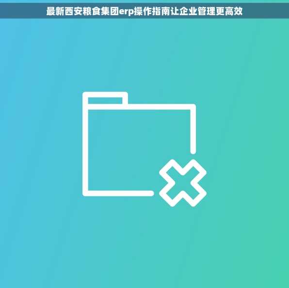 最新西安粮食集团erp操作指南让企业管理更高效