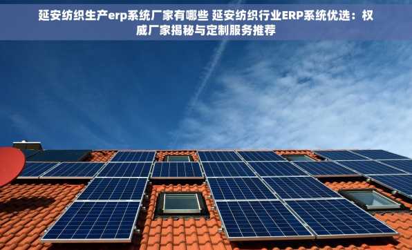延安纺织生产erp系统厂家有哪些 延安纺织行业ERP系统优选：权威厂家揭秘与定制服务推荐