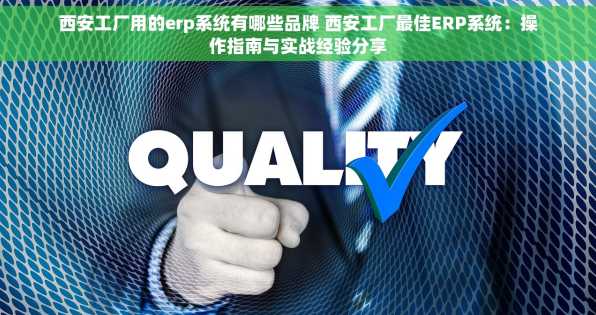 西安工厂用的erp系统有哪些品牌 西安工厂最佳ERP系统：操作指南与实战经验分享