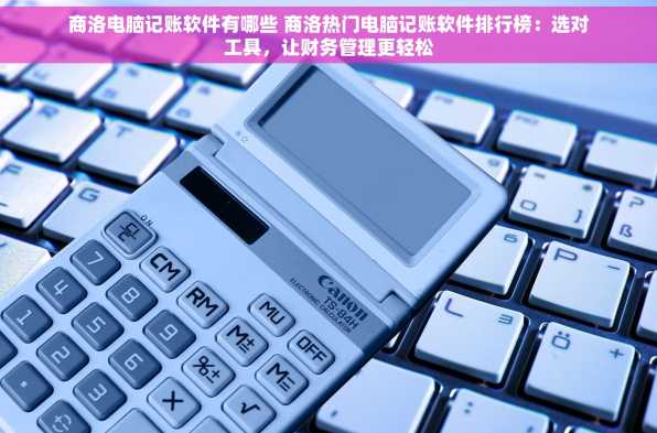 商洛电脑记账软件有哪些 商洛热门电脑记账软件排行榜：选对工具，让财务管理更轻松