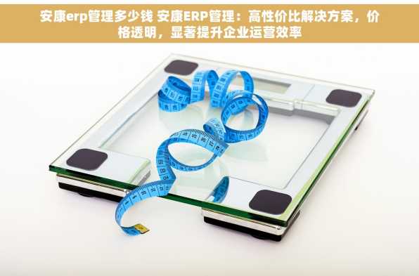 安康erp管理多少钱 安康ERP管理：高性价比解决方案，价格透明，显著提升企业运营效率
