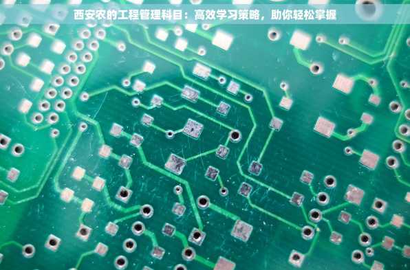 西安农的工程管理科目：高效学习策略，助你轻松掌握
