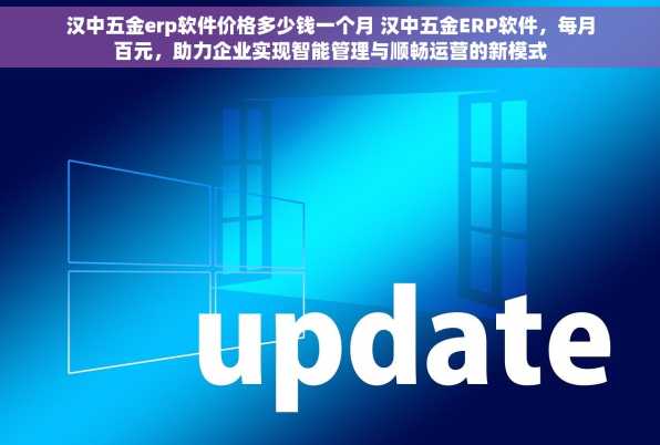 汉中五金erp软件价格多少钱一个月 汉中五金ERP软件，每月百元，助力企业实现智能管理与顺畅运营的新模式