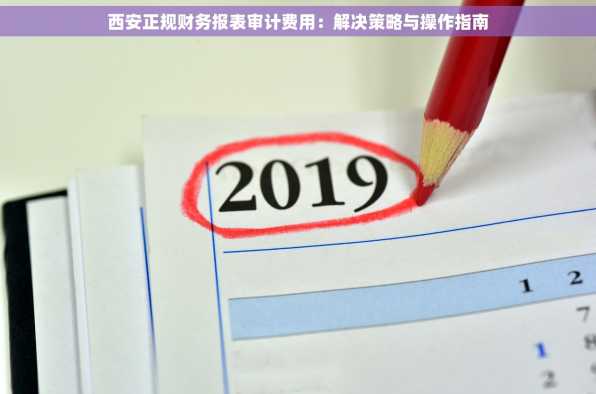 西安正规财务报表审计费用：解决策略与操作指南