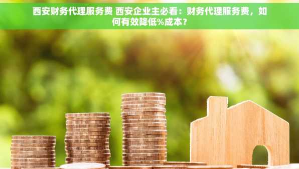 西安财务代理服务费 西安企业主必看：财务代理服务费，如何有效降低%成本？