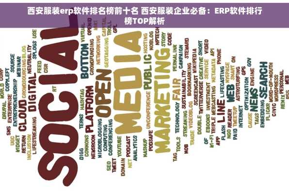 西安服装erp软件排名榜前十名 西安服装企业必备：ERP软件排行榜TOP解析