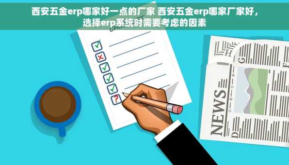 西安五金erp哪家好一点的厂家 西安五金erp哪家厂家好，选择erp系统时需要考虑的因素