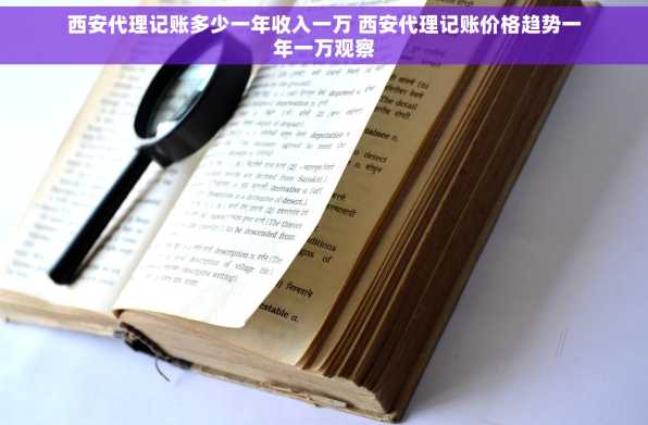 西安代理记账多少一年收入一万 西安代理记账价格趋势一年一万观察