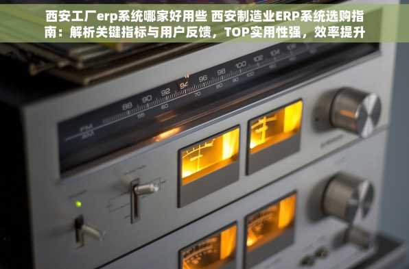 西安工厂erp系统哪家好用些 西安制造业ERP系统选购指南：解析关键指标与用户反馈，TOP实用性强，效率提升显著