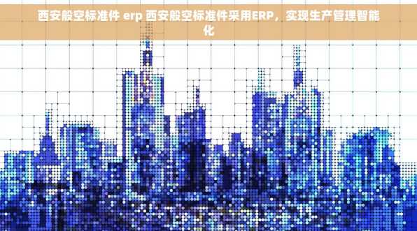 西安般空标准件 erp 西安般空标准件采用ERP，实现生产管理智能化