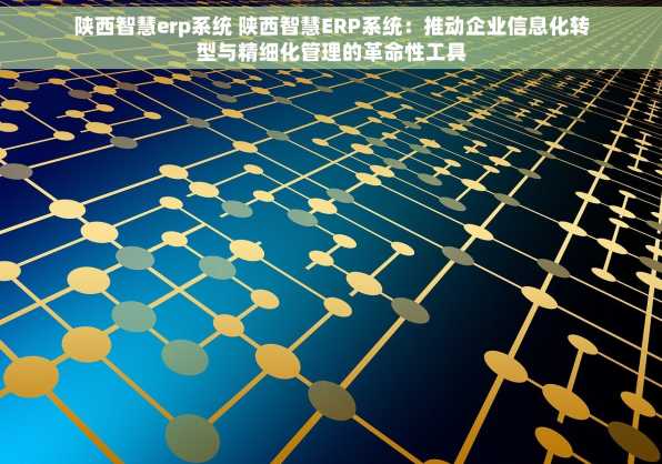 陕西智慧erp系统 陕西智慧ERP系统：推动企业信息化转型与精细化管理的革命性工具