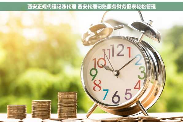 西安正规代理记账代理 西安代理记账服务财务报表轻松管理