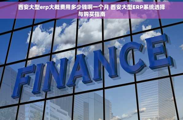 西安大型erp大概费用多少钱啊一个月 西安大型ERP系统选择与购买指南