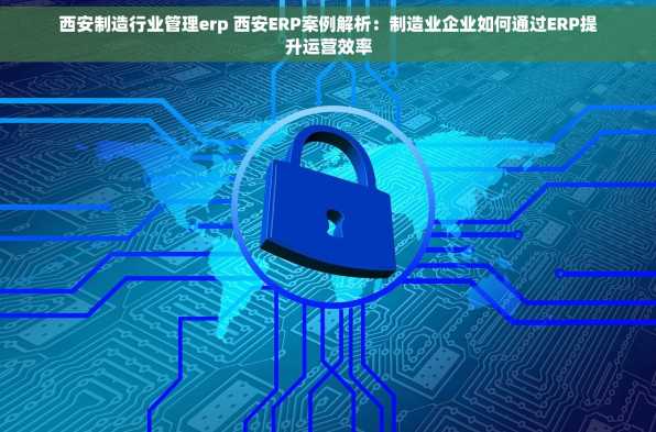 西安制造行业管理erp 西安ERP案例解析：制造业企业如何通过ERP提升运营效率