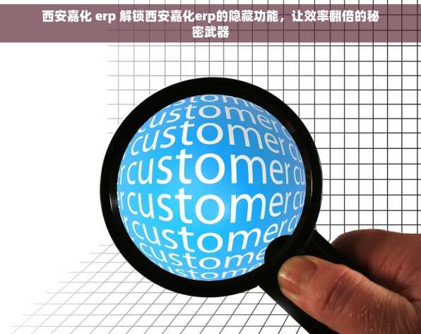 西安嘉化 erp 解锁西安嘉化erp的隐藏功能，让效率翻倍的秘密武器