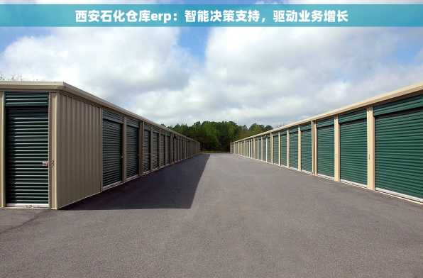 西安石化仓库erp：智能决策支持，驱动业务增长