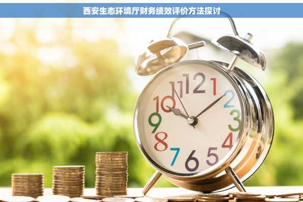 西安生态环境厅财务绩效评价方法探讨