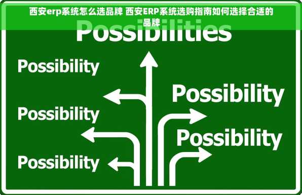 西安erp系统怎么选品牌 西安ERP系统选购指南如何选择合适的品牌