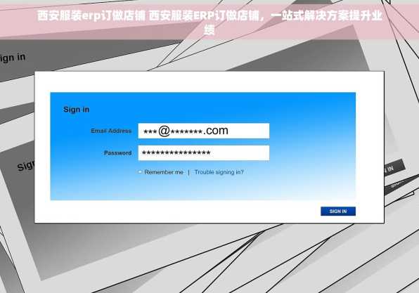 西安服装erp订做店铺 西安服装ERP订做店铺，一站式解决方案提升业绩