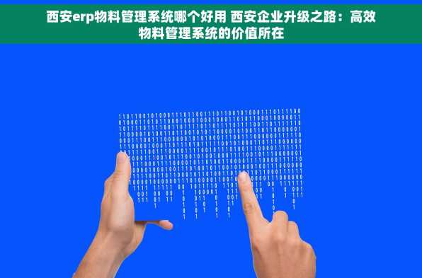 西安erp物料管理系统哪个好用 西安企业升级之路：高效物料管理系统的价值所在