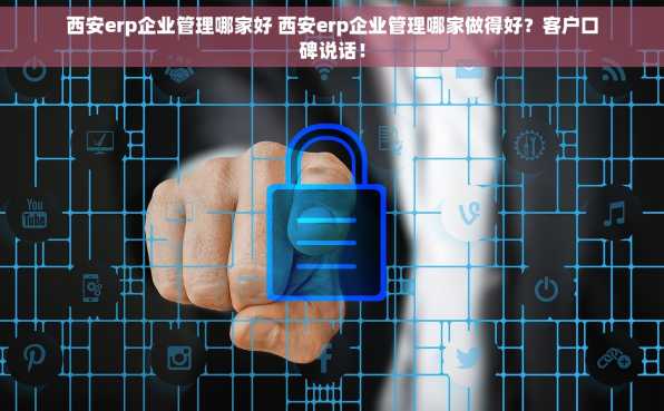 西安erp企业管理哪家好 西安erp企业管理哪家做得好？客户口碑说话！