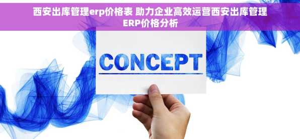 西安出库管理erp价格表 助力企业高效运营西安出库管理ERP价格分析