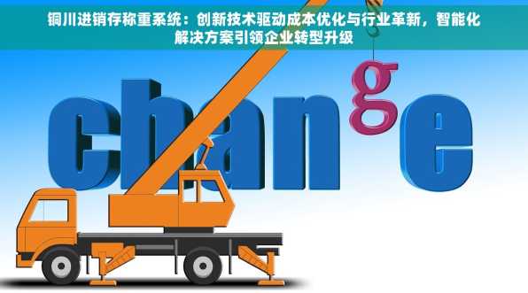 铜川进销存称重系统：创新技术驱动成本优化与行业革新，智能化解决方案引领企业转型升级