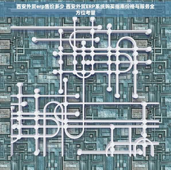 西安外贸erp售价多少 西安外贸ERP系统购买指南价格与服务全方位考量