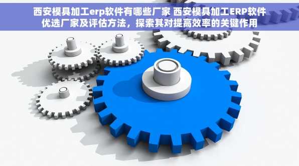 西安模具加工erp软件有哪些厂家 西安模具加工ERP软件优选厂家及评估方法，探索其对提高效率的关键作用
