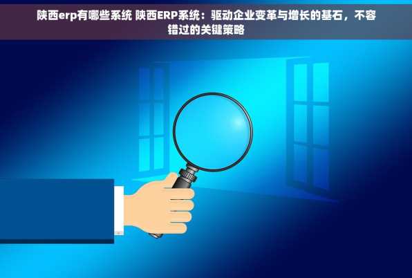 陕西erp有哪些系统 陕西ERP系统：驱动企业变革与增长的基石，不容错过的关键策略