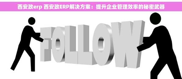 西安政erp 西安政ERP解决方案：提升企业管理效率的秘密武器