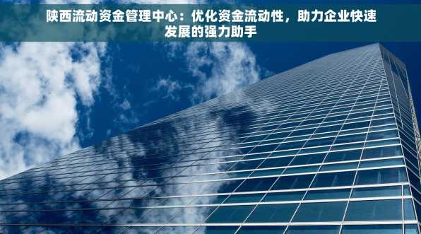 陕西流动资金管理中心：优化资金流动性，助力企业快速发展的强力助手