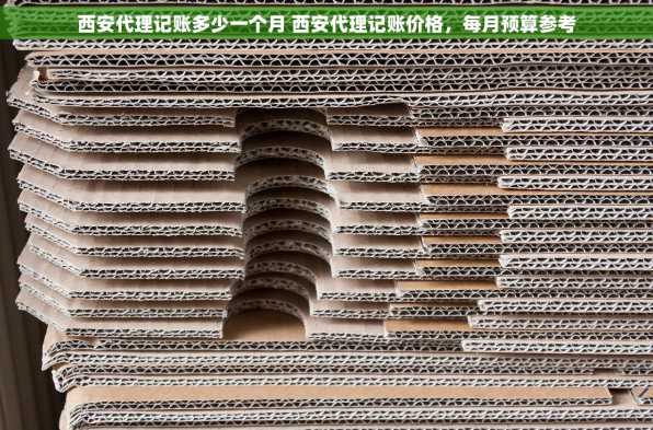 西安代理记账多少一个月 西安代理记账价格，每月预算参考