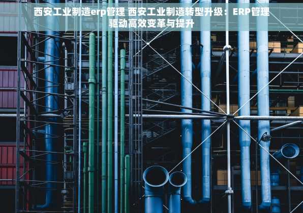 西安工业制造erp管理 西安工业制造转型升级：ERP管理驱动高效变革与提升