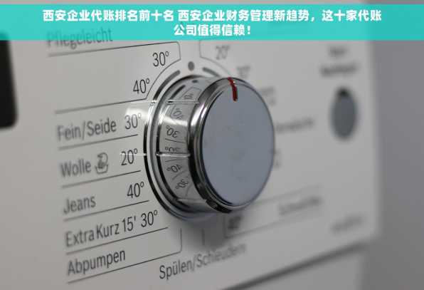 西安企业代账排名前十名 西安企业财务管理新趋势，这十家代账公司值得信赖！