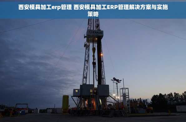 西安模具加工erp管理 西安模具加工ERP管理解决方案与实施策略