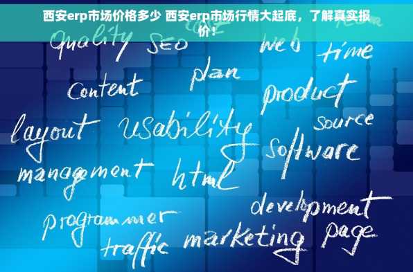 西安erp市场价格多少 西安erp市场行情大起底，了解真实报价！